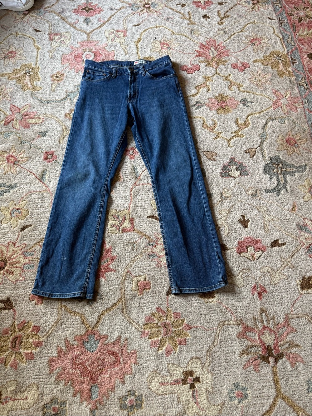 Wrangler Men's Bootcut Jeans - Dark Blue Denim